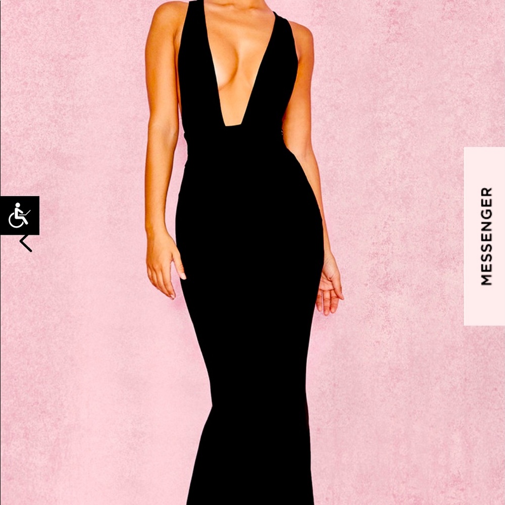 House of CB Miacova formal gown, Black
